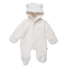 Magnetic Me Baby One-Pieces*Magnificent Baby - Cloud Minky Pram Sherpa Footie Cloud
