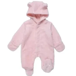 Magnetic Me Baby One-Pieces*Magnificent Baby - Pink Blossom Minky Pram Sherpa Footie
