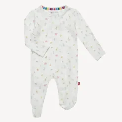 Magnetic Me Baby Sleepwear*Magnificent Baby - Pink Little Bitty Pretty One Footie