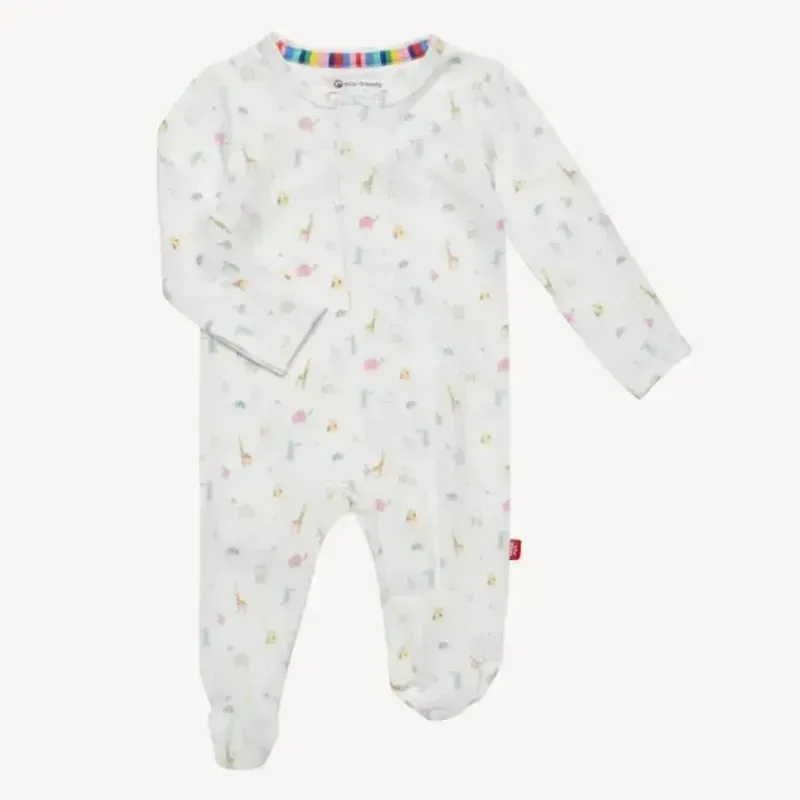 Magnetic Me Baby Sleepwear*Magnificent Baby - Pink Little Bitty Pretty One Footie