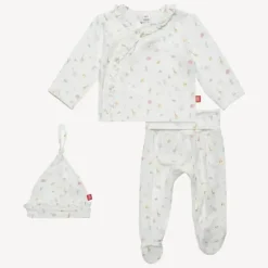 Magnetic Me Baby Sleepwear*Magnificent Baby - Pink Little Bitty Pretty One Kimono Set