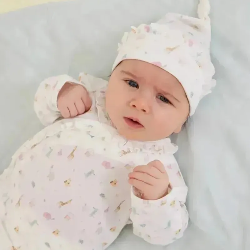 Magnetic Me Baby Sleepwear*Magnificent Baby - Pink Little Bitty Pretty One Kimono Set