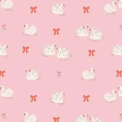 Magnetic Me Baby Sleepwear*Magnificent Baby - Swan Of A Kind Bamboo Footie