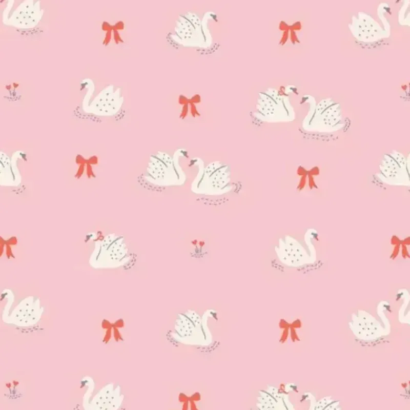Magnetic Me Baby Sleepwear*Magnificent Baby - Swan Of A Kind Bamboo Footie