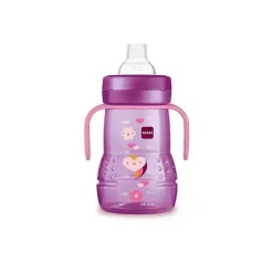 Mam Straw, Sippy & Training Cups|Dishes, Utensils & Food Containers*- Girl Trainer Cup 8Oz, Pink, 4M+
