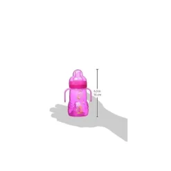 Mam Straw, Sippy & Training Cups|Dishes, Utensils & Food Containers*- Girl Trainer Cup 8Oz, Pink, 4M+