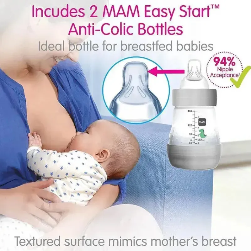 Mam Breast Pumps*- 2-in-1 Double Electric Breast Pump & Manual Breast Pump