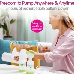 Mam Breast Pumps*- 2-in-1 Double Electric Breast Pump & Manual Breast Pump