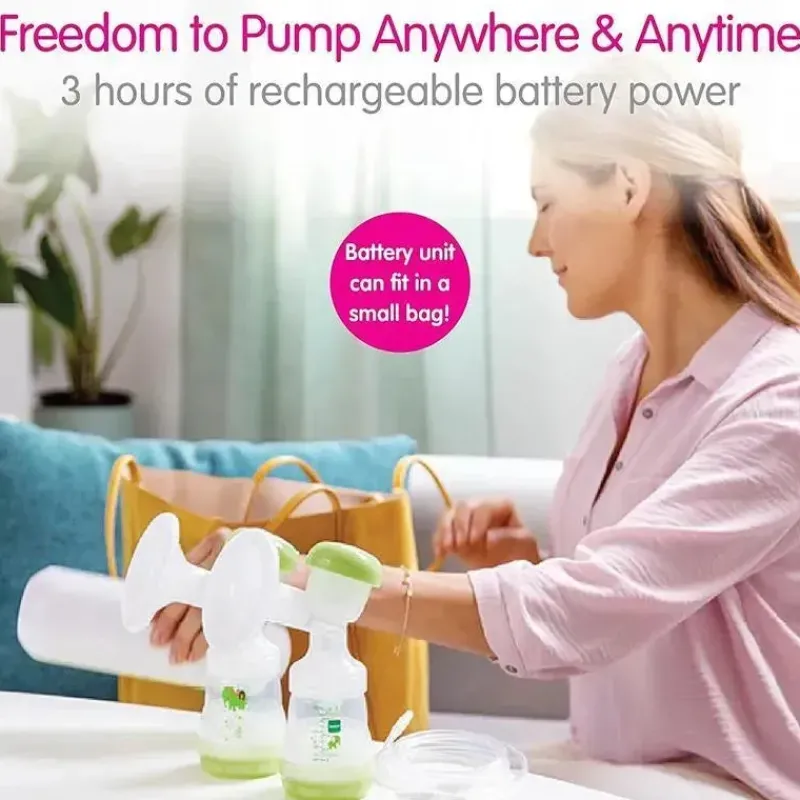 Mam Breast Pumps*- 2-in-1 Double Electric Breast Pump & Manual Breast Pump