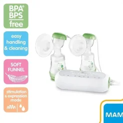 Mam Breast Pumps*- 2-in-1 Double Electric Breast Pump & Manual Breast Pump