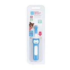 Mam Oral & Nasal Care*3+ Months Massaging Baby Toothbrush, Gum Cleaner and Massager - Blue