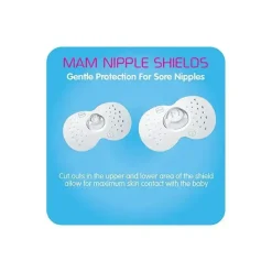Mam Nipple Protector*- 2Pk Breastfeeding Nipple Shields, 23mm