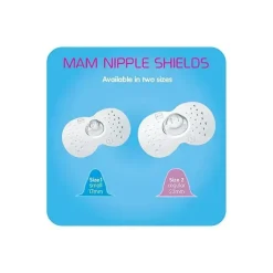 Mam Nipple Protector*- 2Pk Breastfeeding Nipple Shields, 23mm