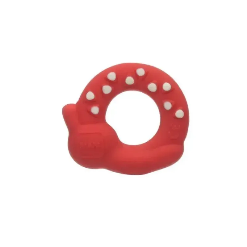 Mam Rattles & Teethers|Toys For 0-12 Months*Friends, Lucy The Snail, Red, 2+ Months, Red