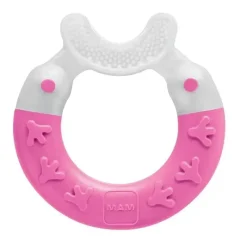 Mam Rattles & Teethers|Toys For 0-12 Months*Girl Bite & Brush Teether, 3M+