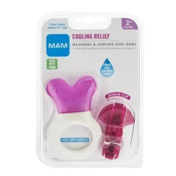 Mam Rattles & Teethers|Toys For 0-12 Months*Girls' Mini Cooler Teether, 2M+