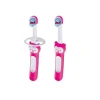 Mam Oral & Nasal Care*Learn to Brush Baby Toothbrush Set 5+M - Pink