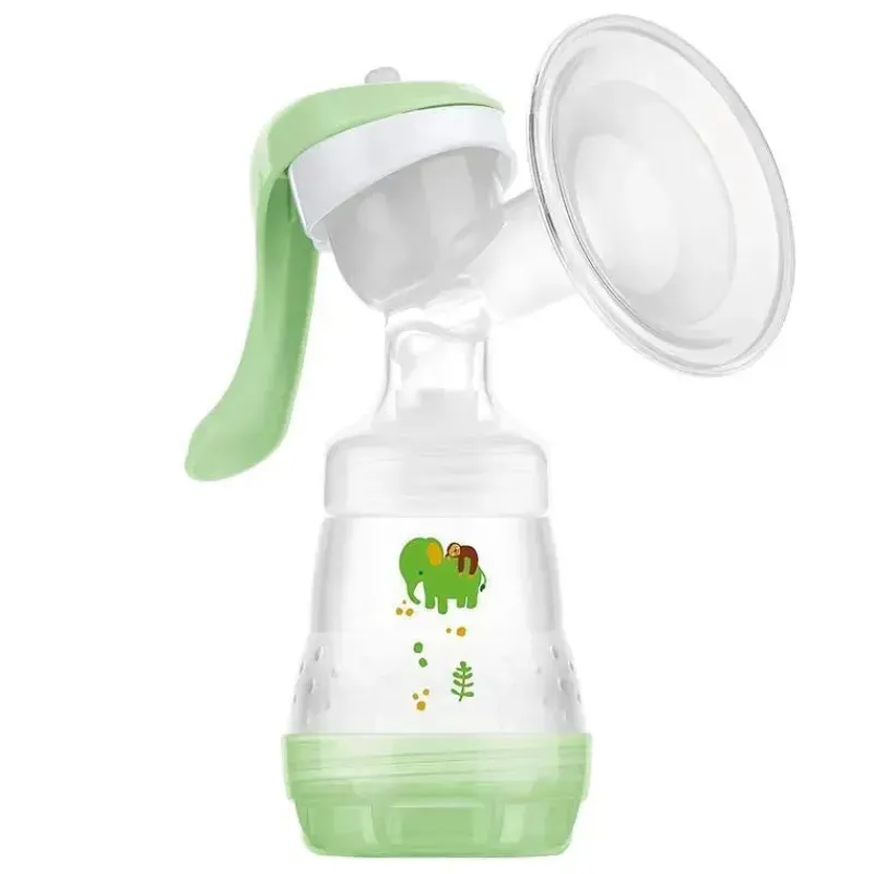 Mam Breast Pumps*Manual Breast Pump, Portable Breast Pump With Easy Start Anti-Colic Baby Bottle, Includes 2 Bottle Nipples, Unisex