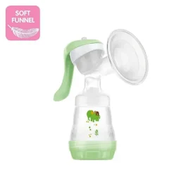 Mam Breast Pumps*Manual Breast Pump, Portable Breast Pump With Easy Start Anti-Colic Baby Bottle, Includes 2 Bottle Nipples, Unisex