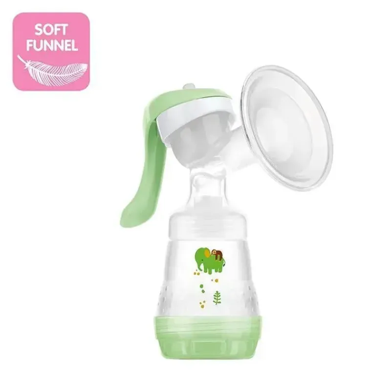 Mam Breast Pumps*Manual Breast Pump, Portable Breast Pump With Easy Start Anti-Colic Baby Bottle, Includes 2 Bottle Nipples, Unisex