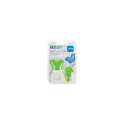 Mam Rattles & Teethers|Toys For 0-12 Months*Mini Cooler Teether With Clip Assorted Pink/Blue/Green