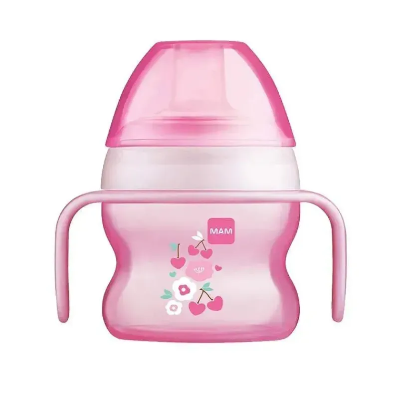 Mam Straw, Sippy & Training Cups|Dishes, Utensils & Food Containers*Starter Cup with Handles, Girl, 5 oz