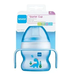 Mam Straw, Sippy & Training Cups|Dishes, Utensils & Food Containers*Starter Cup with Handles, Boy, 5 oz