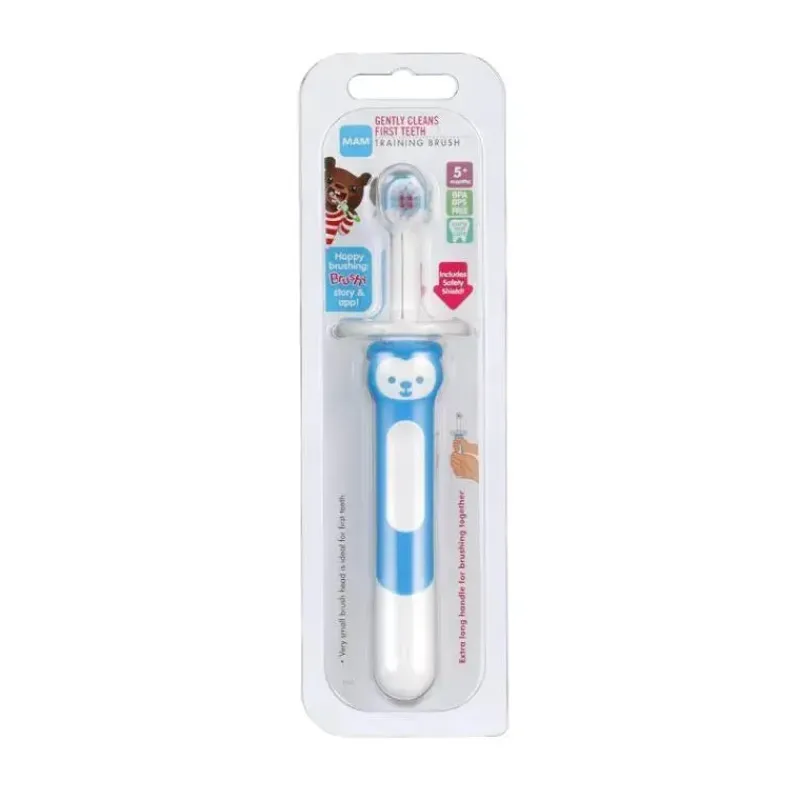 Mam Oral & Nasal Care*Training Toothbrush 5+M - Blue