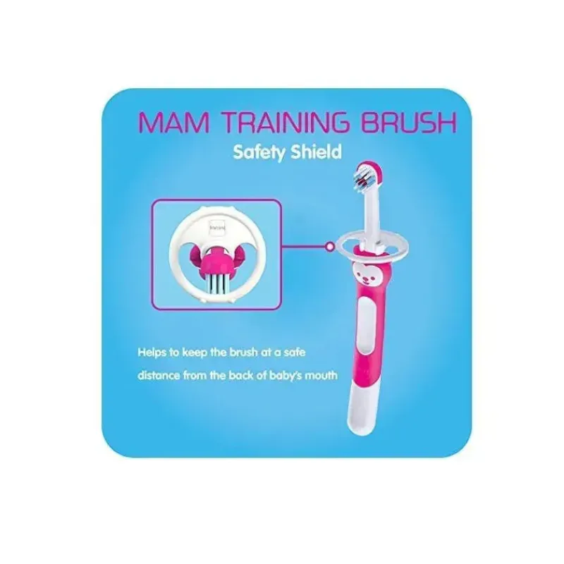 Mam Oral & Nasal Care*Training Toothbrush 5+M - Blue