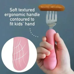 Marcus u0026 Marcus Utensils & Accessories|Dishes, Utensils & Food Containers*Marcus & Marcus - Game Anatomical Spoon Fork and Knife Elephant 3pcs