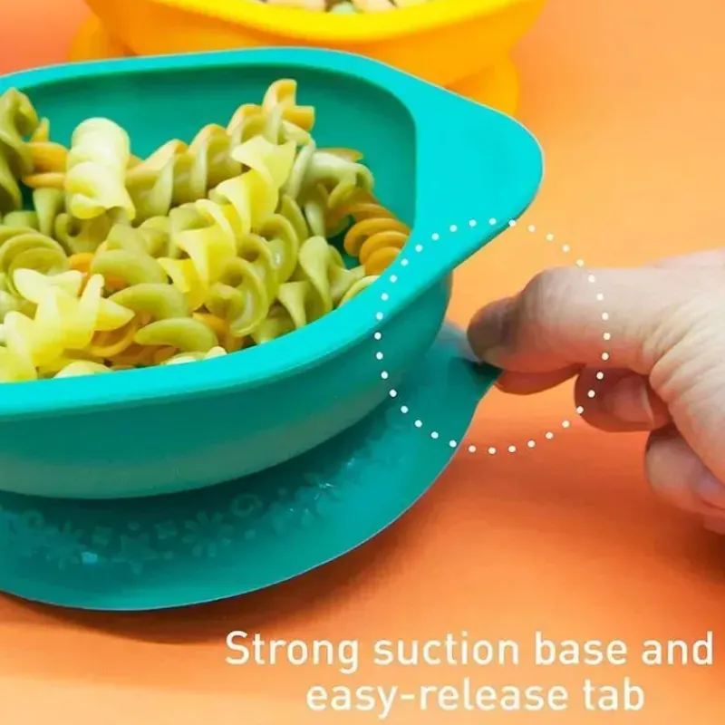 Marcus u0026 Marcus Suction Plates & Bowls|Dishes, Utensils & Food Containers*Marcus & Marcus - Lola Toddler Mealtime Set, Yellow