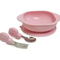 Marcus u0026 Marcus Suction Plates & Bowls|Dishes, Utensils & Food Containers*Marcus & Marcus - Pokey Toddler Mealtime Set, Pink