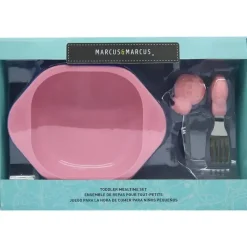 Marcus u0026 Marcus Suction Plates & Bowls|Dishes, Utensils & Food Containers*Marcus & Marcus - Pokey Toddler Mealtime Set, Pink
