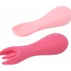 Marcus u0026 Marcus Utensils & Accessories|Dishes, Utensils & Food Containers*Marcus & Marcus - Silicone Palm Grasp Spoon & Fork Set, Pokey