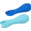 Marcus u0026 Marcus Utensils & Accessories|Dishes, Utensils & Food Containers*Marcus & Marcus - Silicone Palm Grasp Spoon & Fork Set, Lucas
