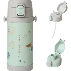 Marcus u0026 Marcus Water Bottle|Dishes, Utensils & Food Containers*Marcus & Marcus - Straw & Spout Insulated Water Bottle, Olive Green
