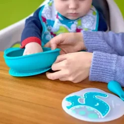 Marcus u0026 Marcus Suction Plates & Bowls|Dishes, Utensils & Food Containers*Marcus & Marcus - Toddler First Self Feeding Set, Lola