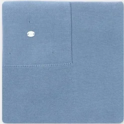 Martin Aranda Blankets & Quilts*- Baby Blanket Knit Noto 40'X40', Blue Francia