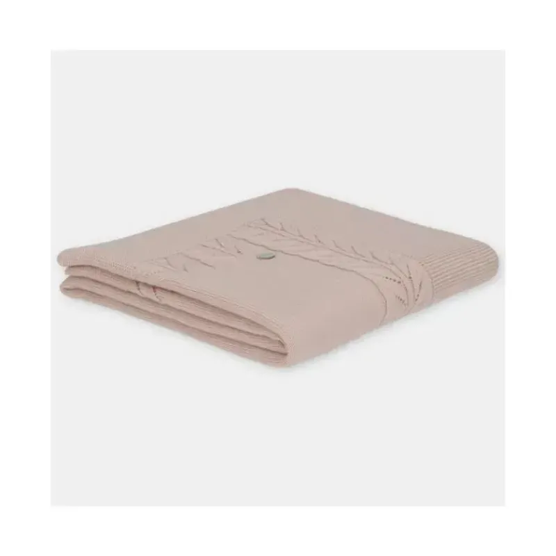 Martin Aranda Blankets & Quilts*- Baby Blanket Knit Lin 40'X40', Pastel Pink