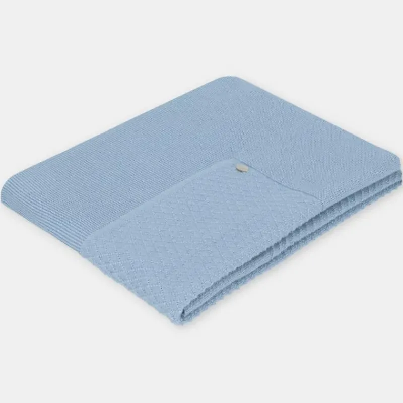 Martin Aranda Take Me Home Outfits*- Baby Blanket Knit Montefioralle One Size Celeste Bebé