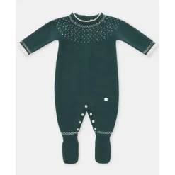 Martin Aranda Baby One-Pieces*- Baby Boy Long Romper Piedra, Dark Blue