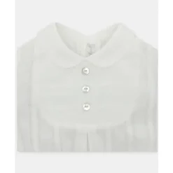 Martin Aranda Baby Sets*- Baby Boy Set Shirt & Boys Shorts With Suspenders Tenerezza, Ivory