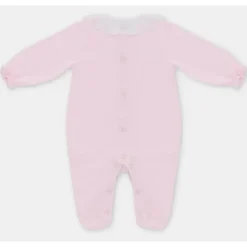 Martin Aranda Baby Sleepwear*- Baby Footie Interlock Smock, Celeste Bebé