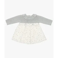 Martin Aranda Dresses|Baby Dresses & Skirts*- Baby Girl Dress Forest, Grey