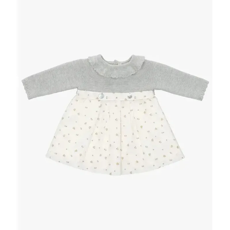 Martin Aranda Dresses|Baby Dresses & Skirts*- Baby Girl Dress Forest, Grey