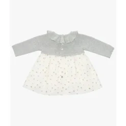 Martin Aranda Dresses|Baby Dresses & Skirts*- Baby Girl Dress Forest, Grey