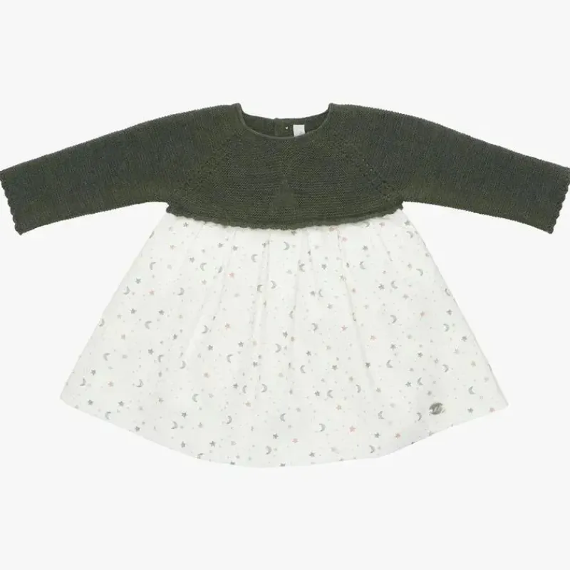 Martin Aranda Dresses|Baby Dresses & Skirts*- Baby Girl Dress Firmamento, Green
