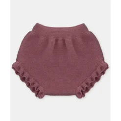 Martin Aranda Baby Shorts, Jeans & Pants*- Baby Girl Separate Knit Bloomer Plum, Light Pink