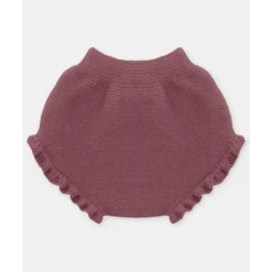 Martin Aranda Baby Shorts, Jeans & Pants*- Baby Girl Separate Knit Bloomer Plum, Light Pink