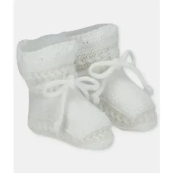 Martin Aranda Baby Shoes*- Baby Knit Booties Tenerezza, Arena